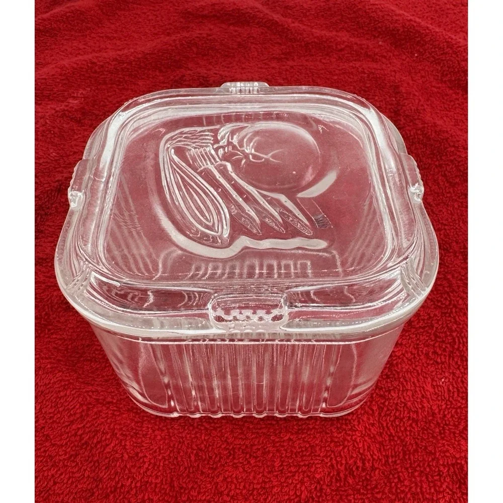federal glass vintage ribbed